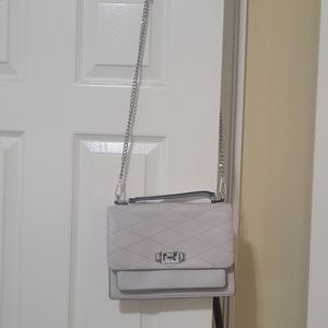 Rebecca Minkoff light grey purse